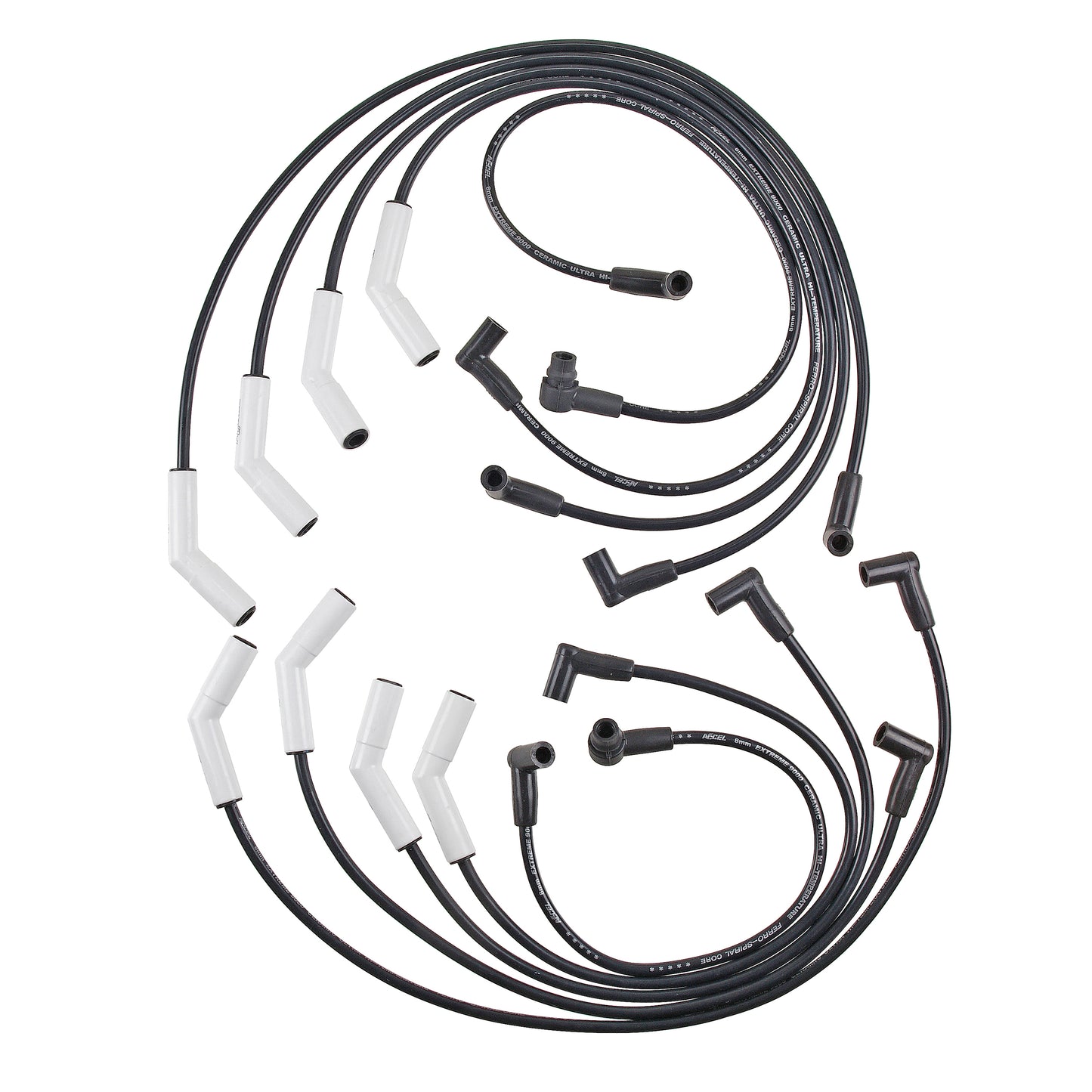 ACCEL 9056C Spark Plug Wire Set-Extreme 9000 Ceramic-Ford Mustang 86-93/Truck 88-98 7.5L