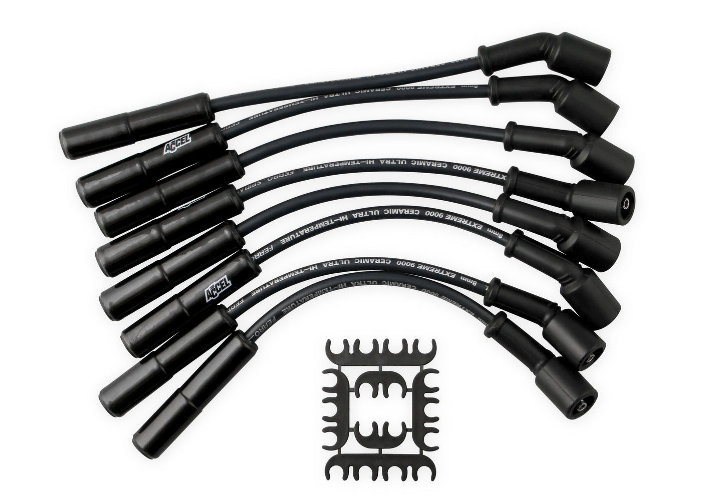 ACCEL 9059CK Spark Plug Wire Set-Extreme 9000 Black Ceramic Boot-GM 4.8/5.3/6.0/6.2L