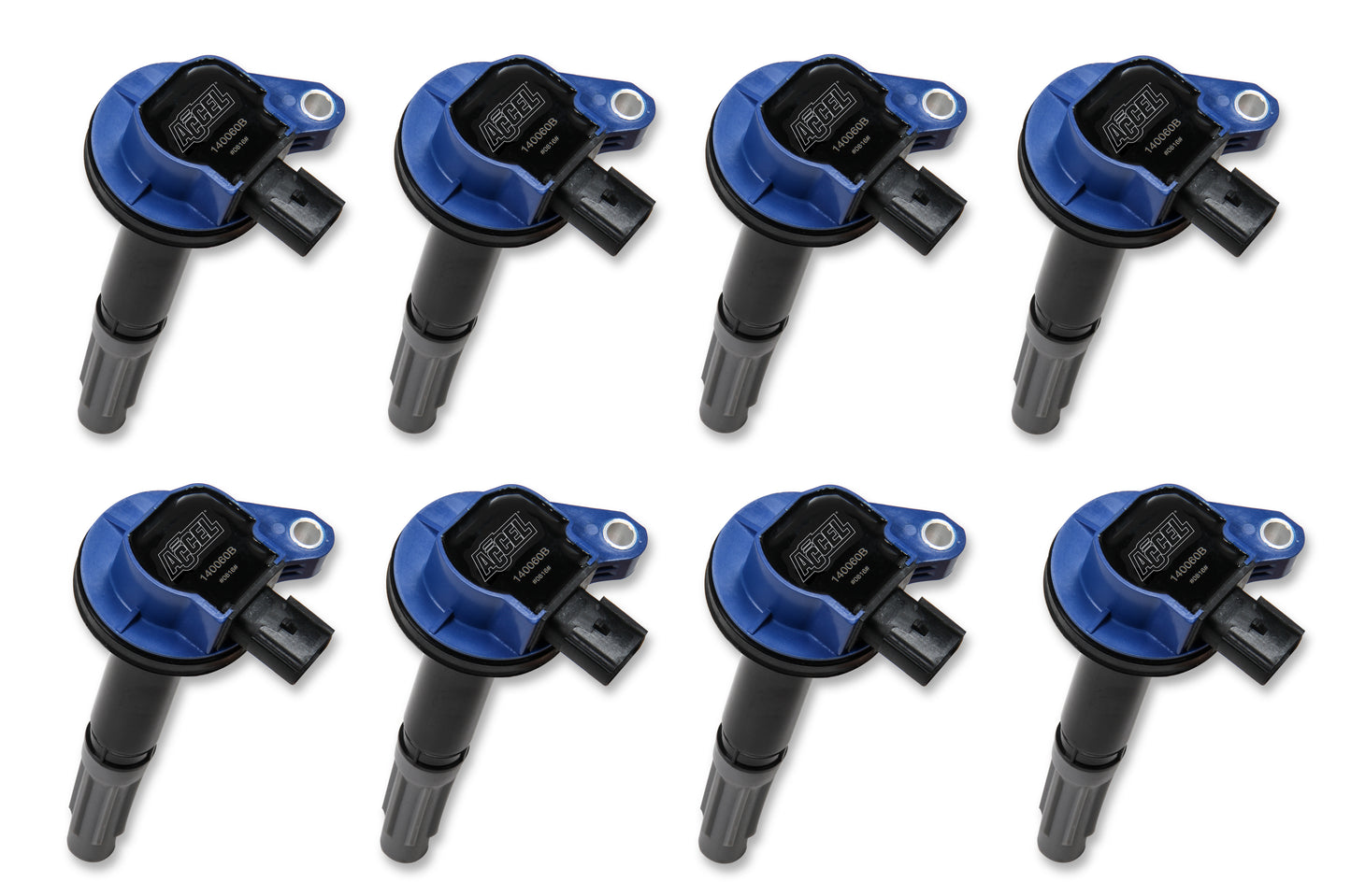 ACCEL 140060B-8 Ignition Coils Super Coil Series 2011-2016 Ford 5.0L Coyote, Blue, 8-Pack