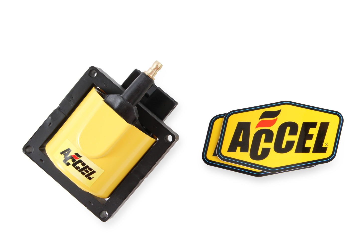 ACCEL 140012 ACCEL Ignition Coil-SuperCoil-1984-1998 Ford EEC-IV-Yellow-Individual
