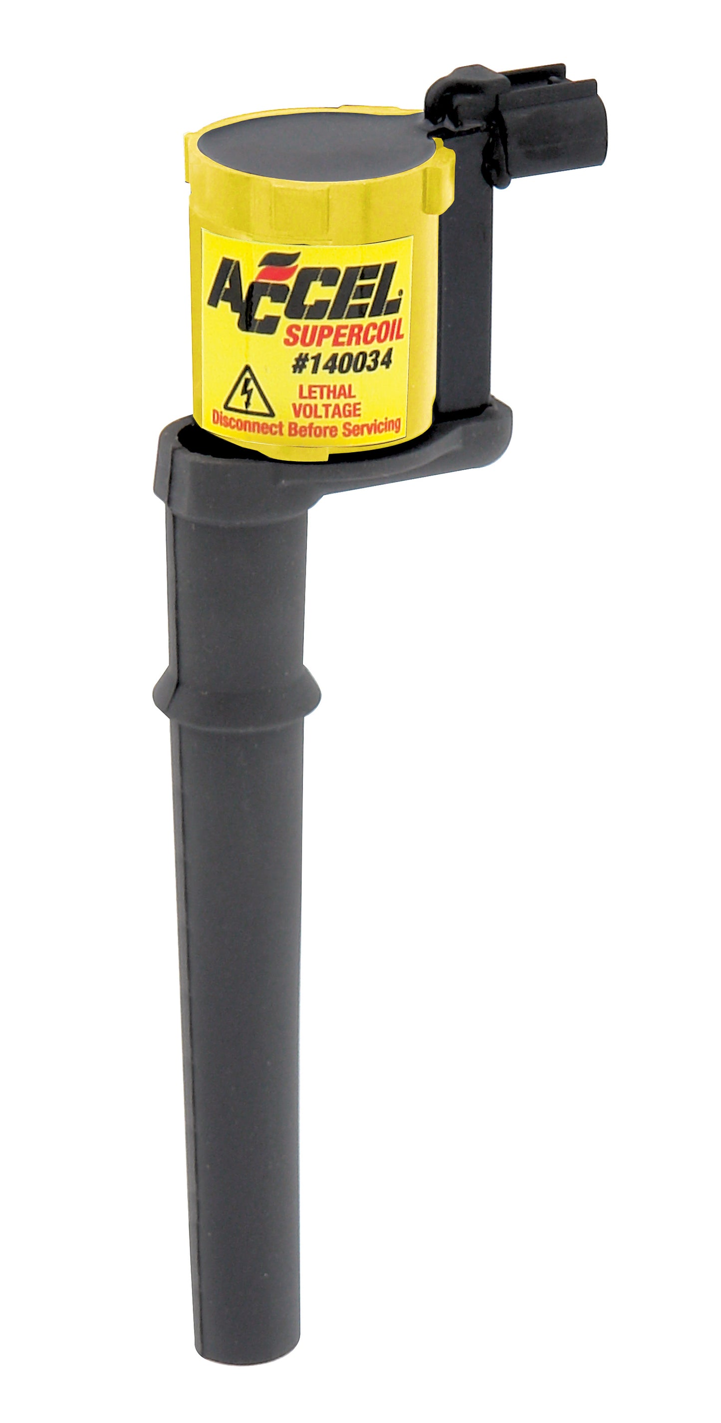 ACCEL 140034 Ignition Coil-SuperCoil-1997-2011 Ford 4.6L/5.4L 4-valve-Yellow-Individual