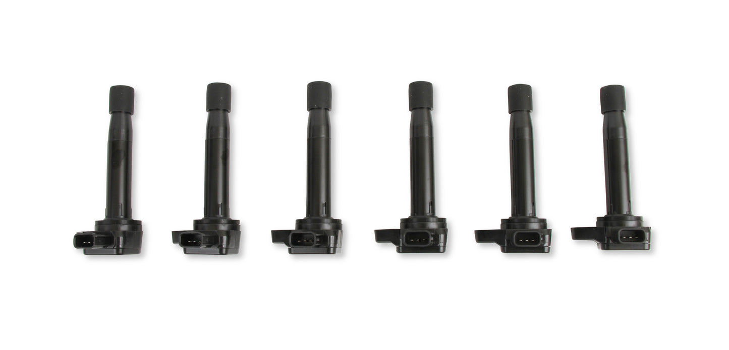 ACCEL 140085K-6 Accel Ignition Coil-Honda and Acura 3.0, 3.2, 3.5L, 6-cylinder, Black, 6-Pack