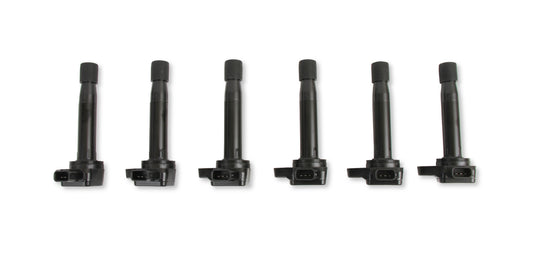 ACCEL 140085K-6 Accel Ignition Coil-Honda and Acura 3.0, 3.2, 3.5L, 6-cylinder, Black, 6-Pack