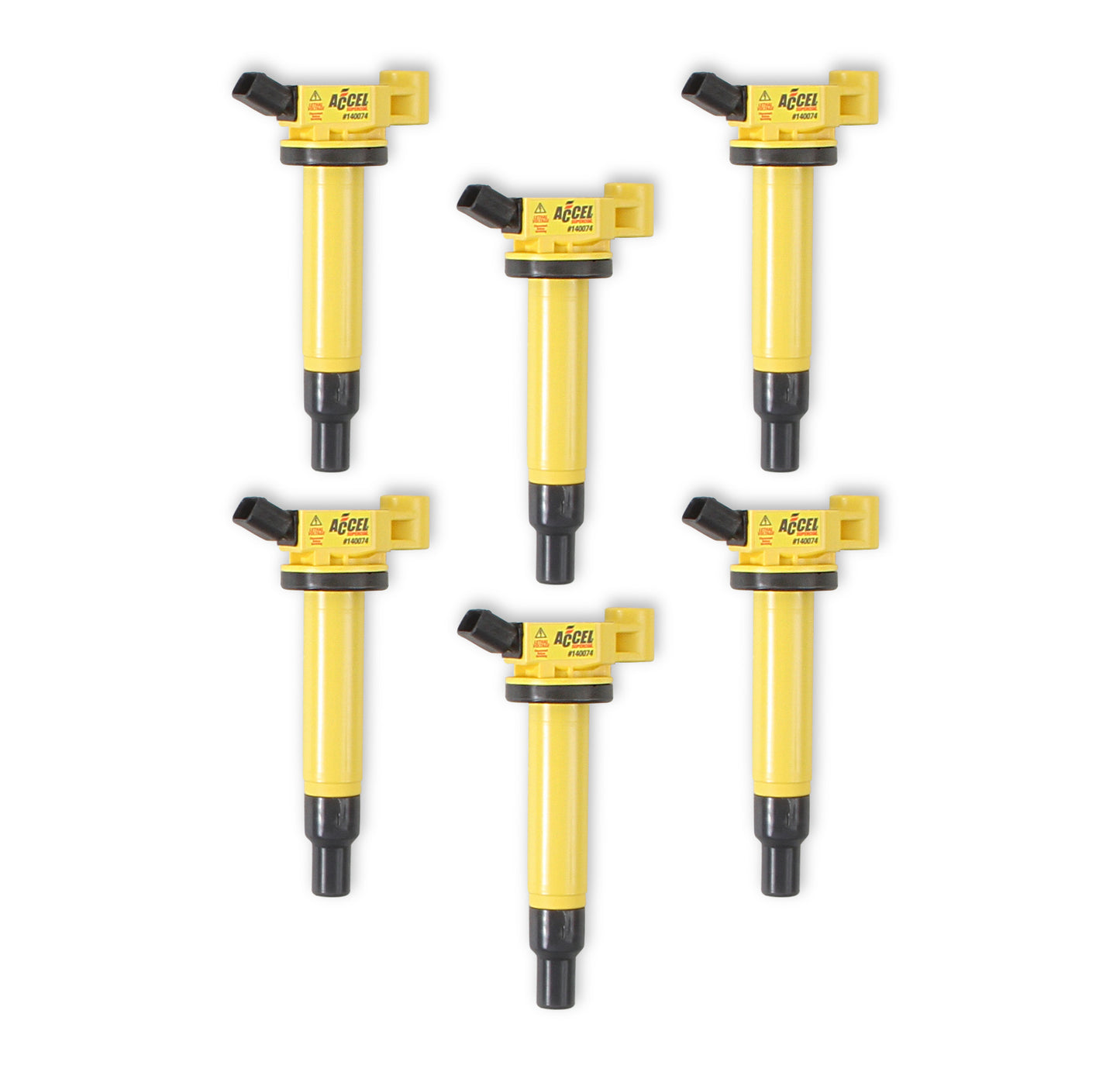ACCEL 140074-6 ACCEL Ignition Coil-SuperCoil-Fits Toyota 3.0L-V6-6-Pack