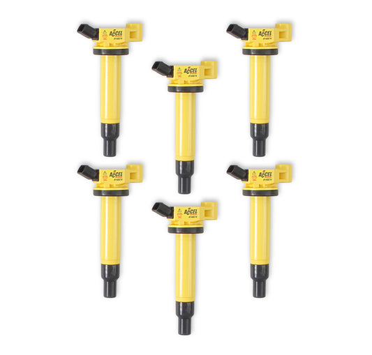 ACCEL 140074-6 ACCEL Ignition Coil-SuperCoil-Fits Toyota 3.0L-V6-6-Pack