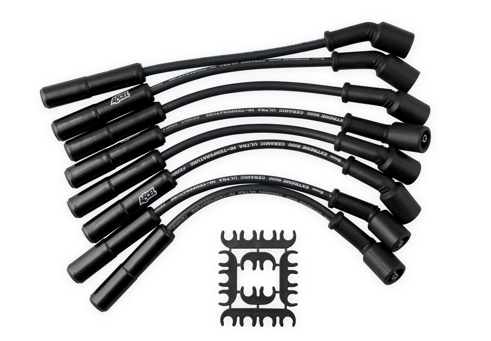 ACCEL 9059CK Spark Plug Wire Set-Extreme 9000 Black Ceramic Boot-GM 4.8/5.3/6.0/6.2L