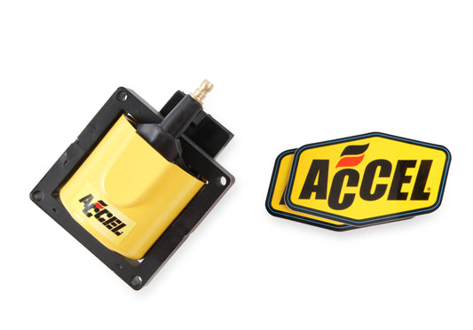 ACCEL 140012 ACCEL Ignition Coil-SuperCoil-1984-1998 Ford EEC-IV-Yellow-Individual