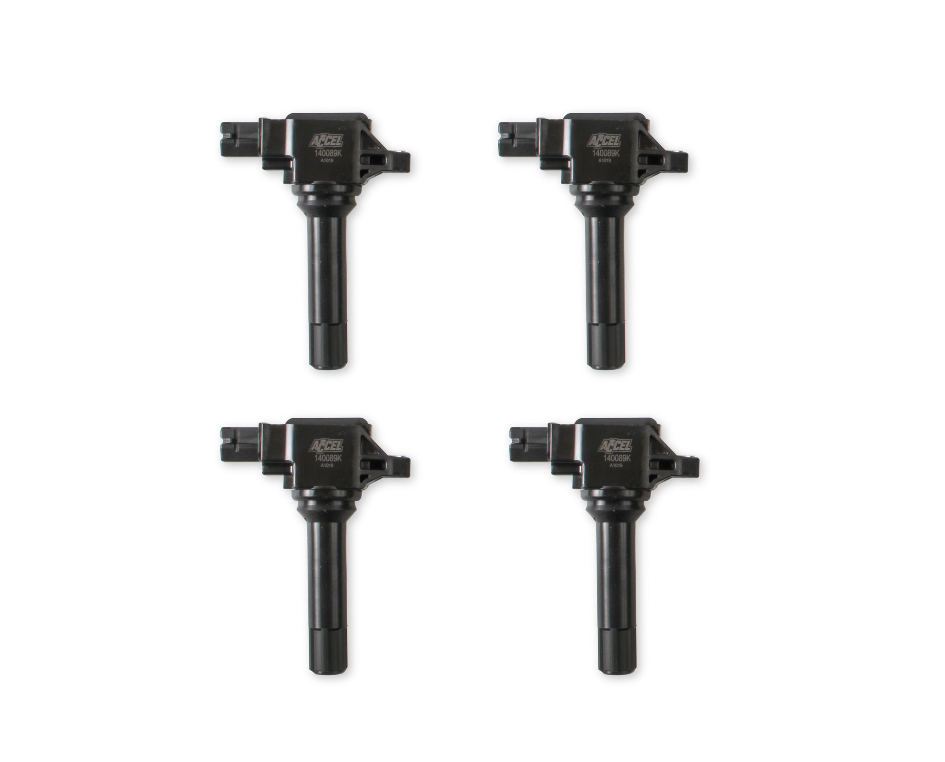 ACCEL 140089K-4 Ignition Coils-Fits Subaru, Scion and Toyota 2.0L Boxer 2015-2019, Black 4-Pack