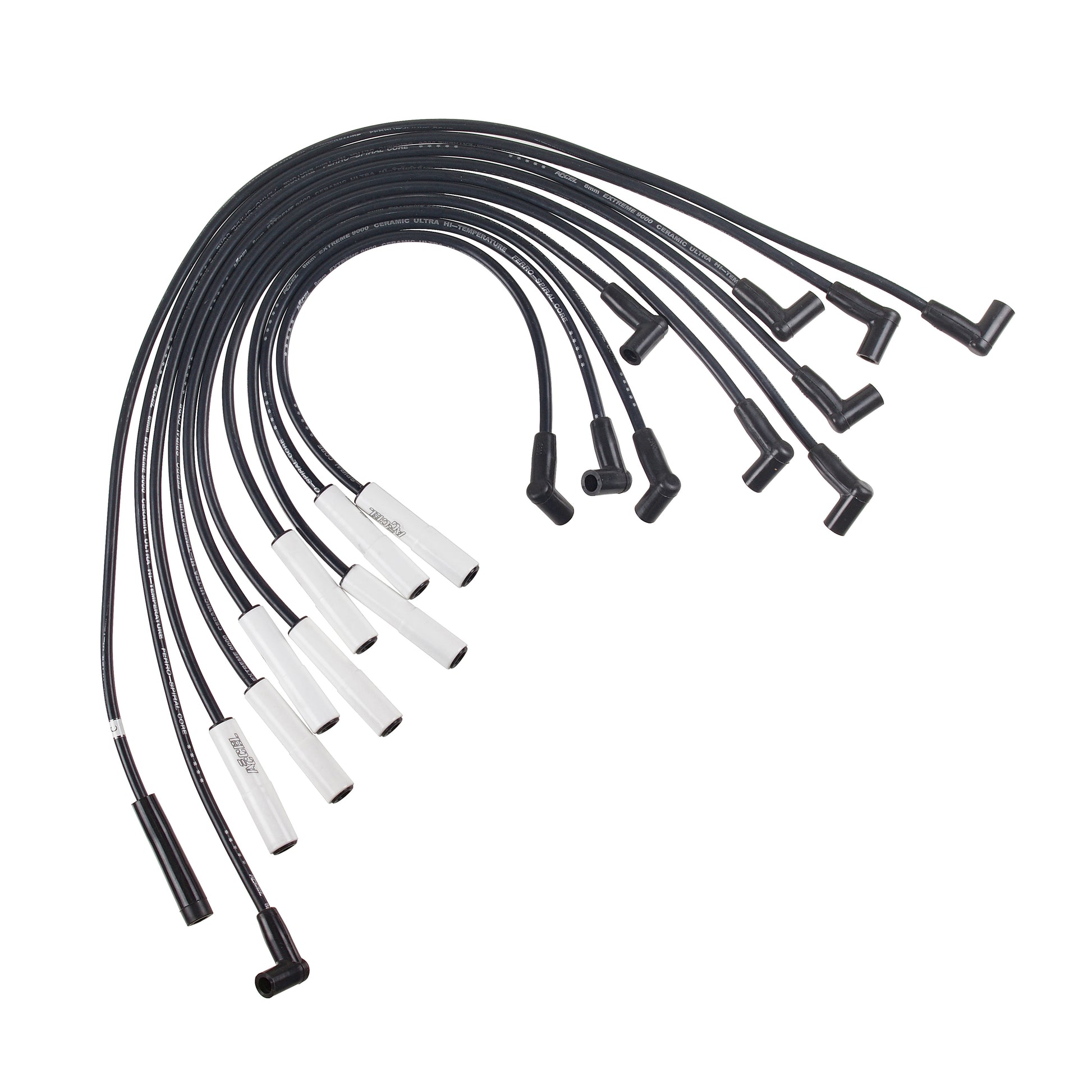 ACCEL 9023C Spark Plug Wire Set-Extreme 9000 Ceramic Boot-Dodge Truck 5.2/5.9L 91-98