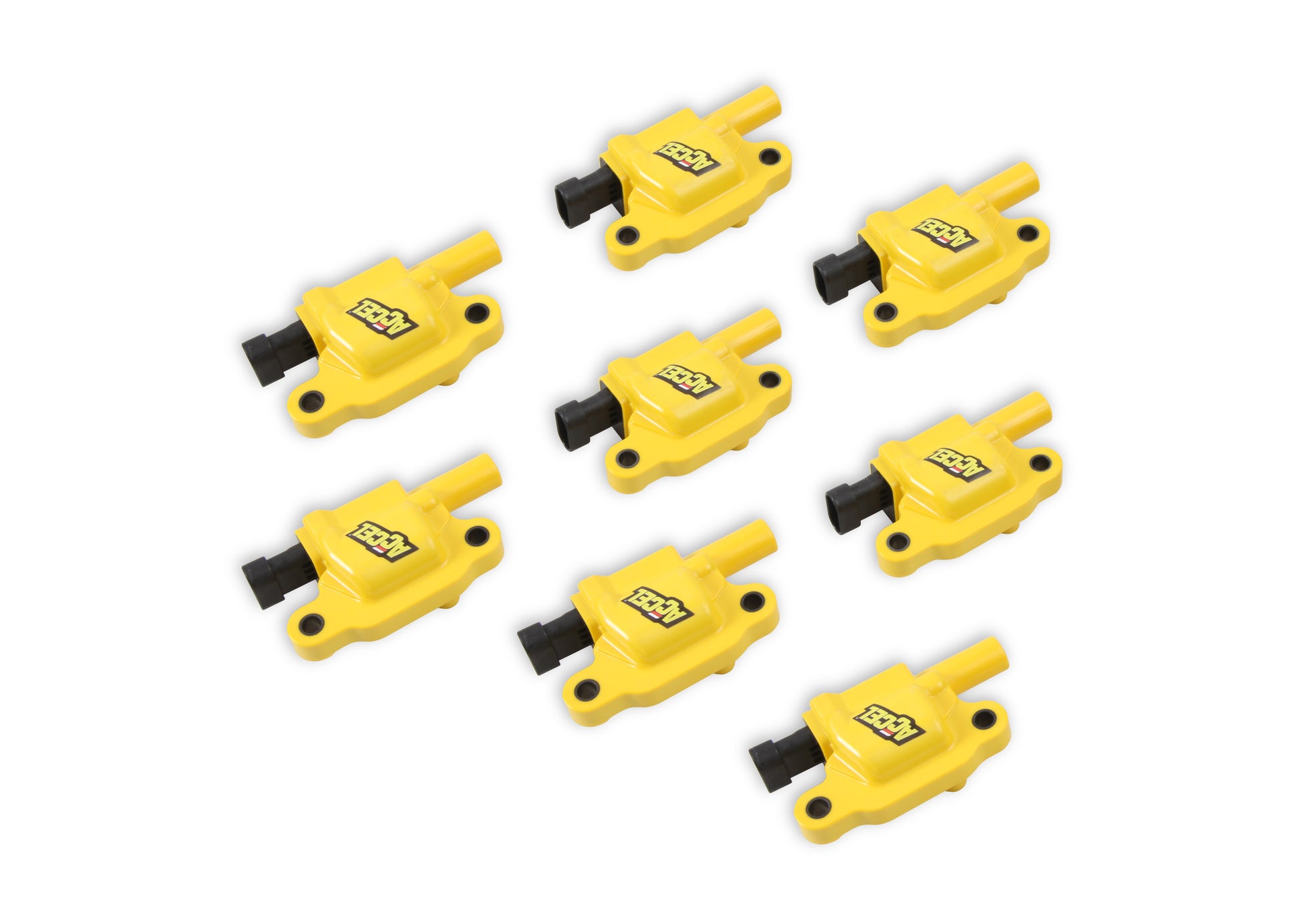 ACCEL 140043-8 ACCEL Ignition Coils-SuperCoil GM LS2/LS3/LS7 engines, yellow, 8-pack