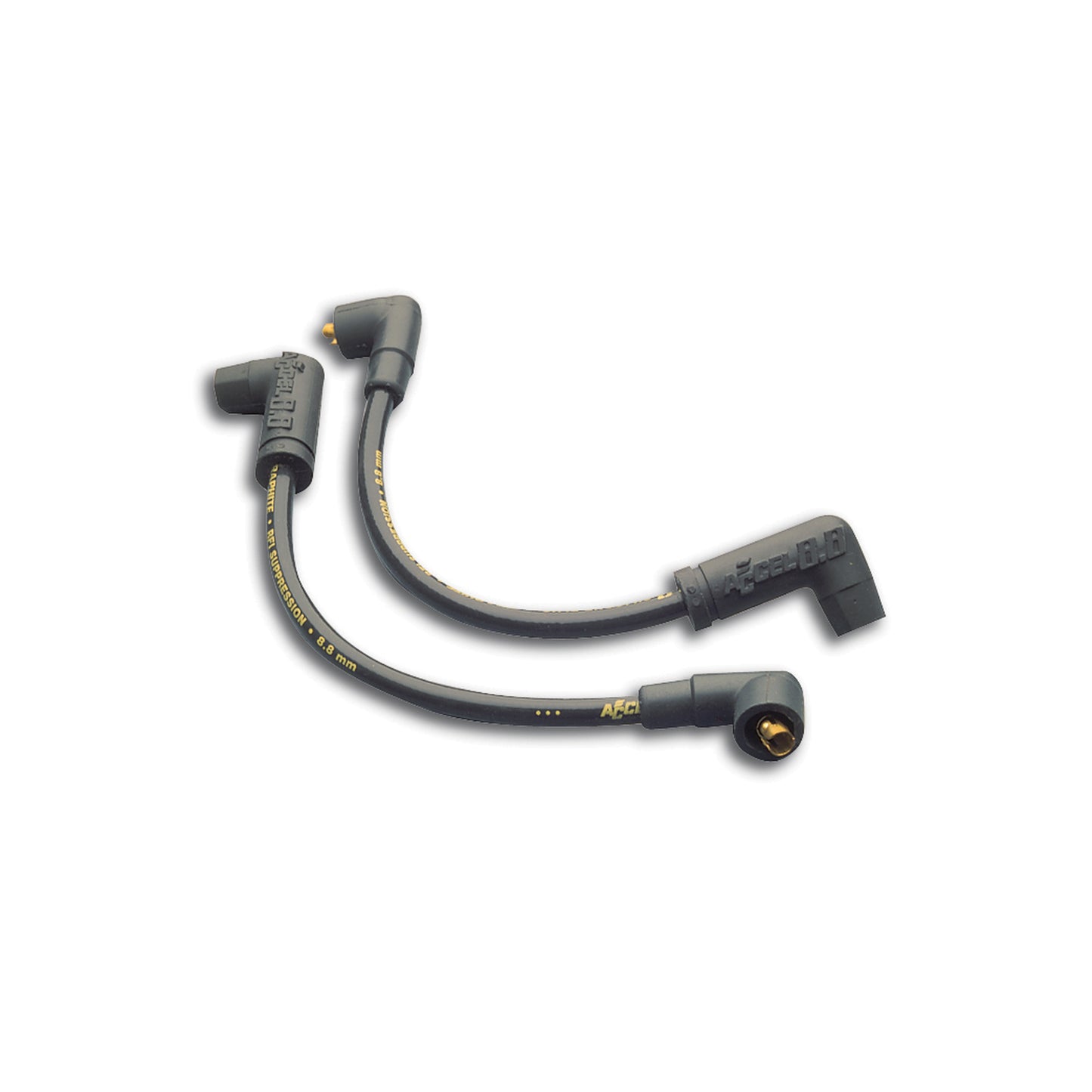 ACCEL 172082K Custom Wire Set-82-94 Dyna FXR, FXRS, FXRT-8.8mm-Spiral Core-Black