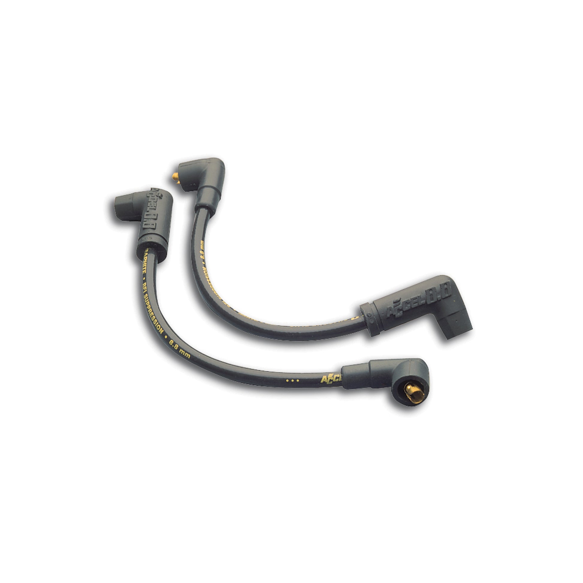 ACCEL 172082K Custom Wire Set-82-94 Dyna FXR, FXRS, FXRT-8.8mm-Spiral Core-Black