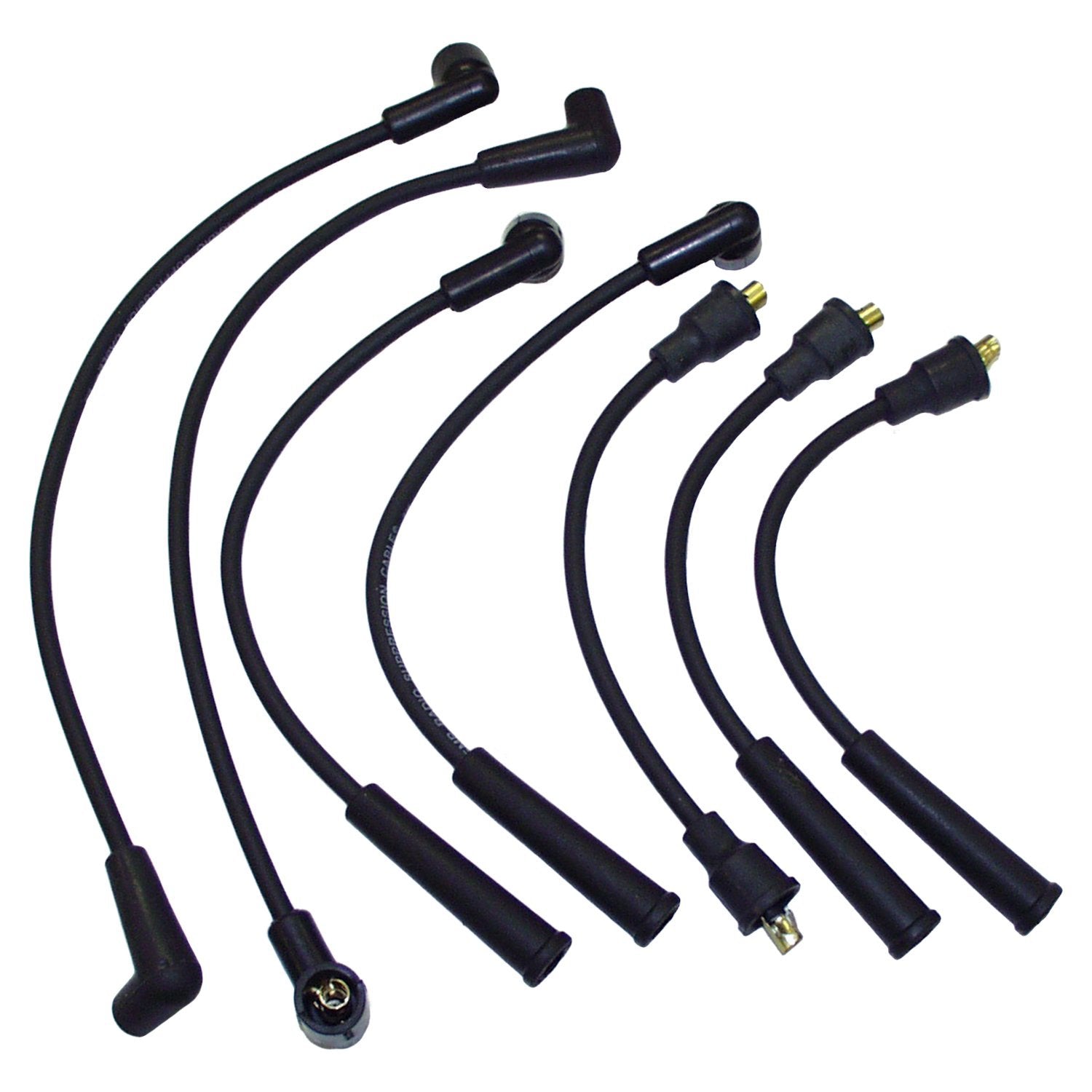 Crown Automotive Jeep Replacement 83300088 - Ignition Wire Set for Select 72-86 CJs, 87-90 YJ, 65-86 SJ, J-Series, 72-73 C104