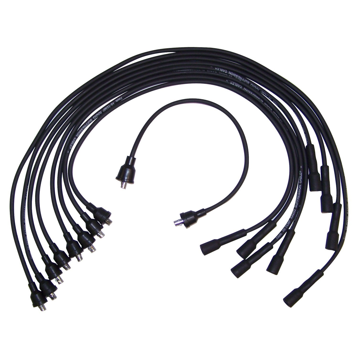 Crown Automotive Jeep Replacement 83300090 - Ignition Wire Set for 71-81 CJ-5, CJ-6, CJ-7, 71-91 SJ, J-Series, 72-73 C104