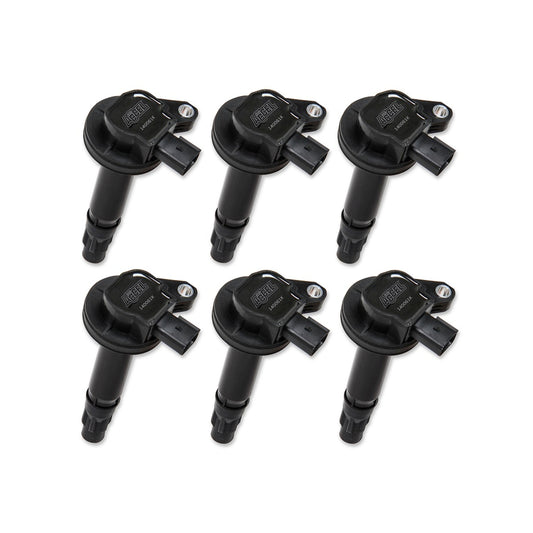 ACCEL 140061K-6 Ignition Coil-Super Coil series-2007-2016 Ford 3.5L/3.7L V6, Black, 6-pack