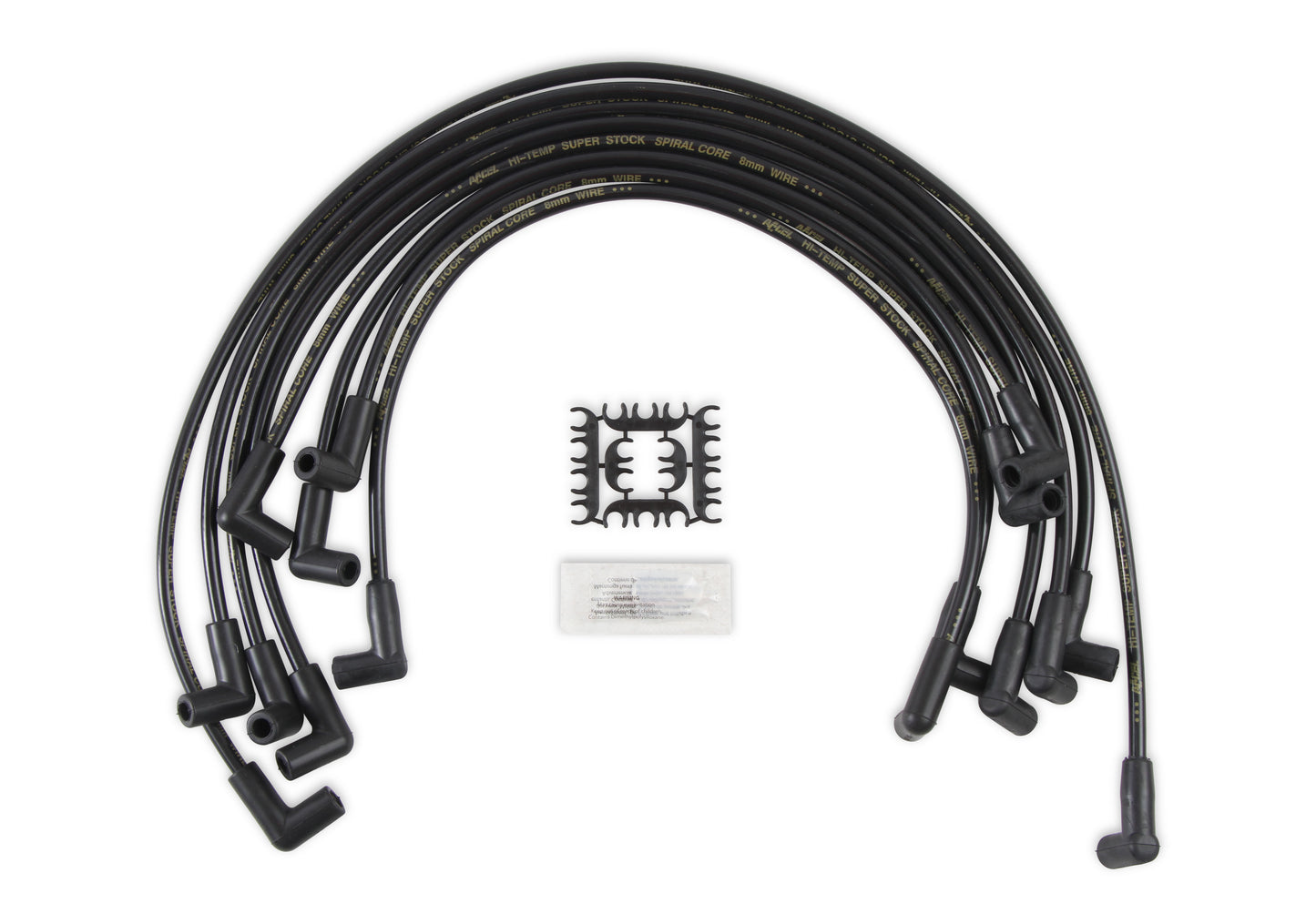 ACCEL 5048K Spark Plug Wire Set-90 Deg Boots-Black