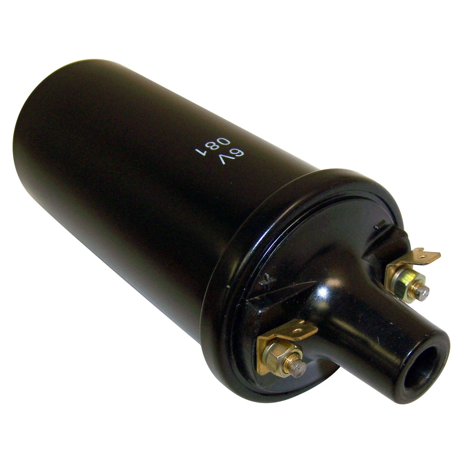 Crown Automotive Jeep Replacement J0649712 - Ignition Coil for 1941-1958 Jeep & Willys Vehicles w/ 6-Volt Electrical System