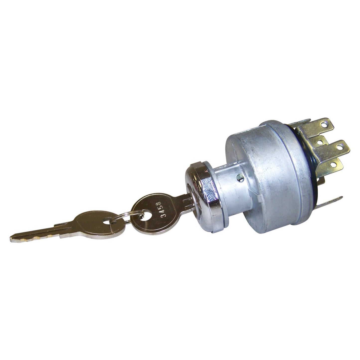 Crown Automotive Jeep Replacement J0947399 - Ignition Switch for 65-74 Jeep CJ-5, CJ-6, Switch has 11 Blade Terminals & Keys