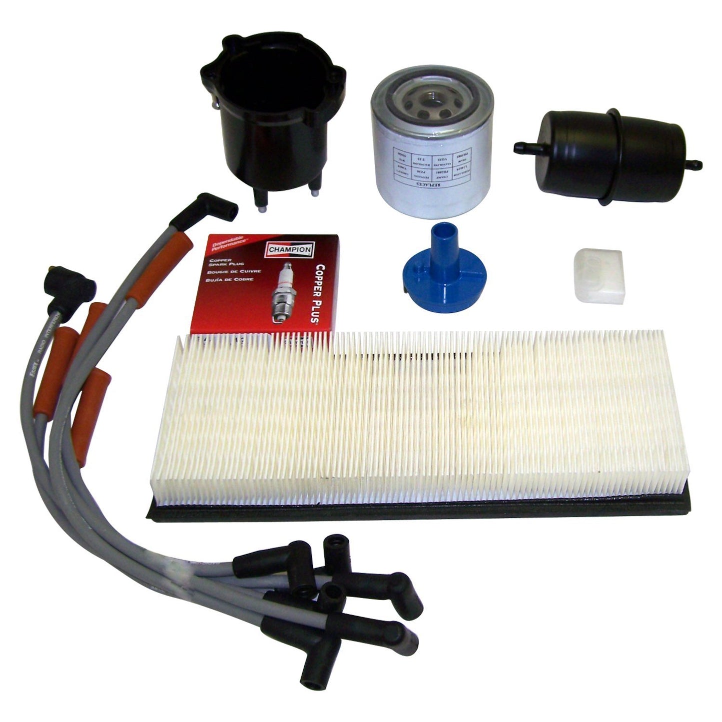 Crown Automotive Jeep Replacement TK12 - Tune Up Kit for 1987-1990 Jeep YJ Wrangler w/ 2.5L Engine, w/ EFI