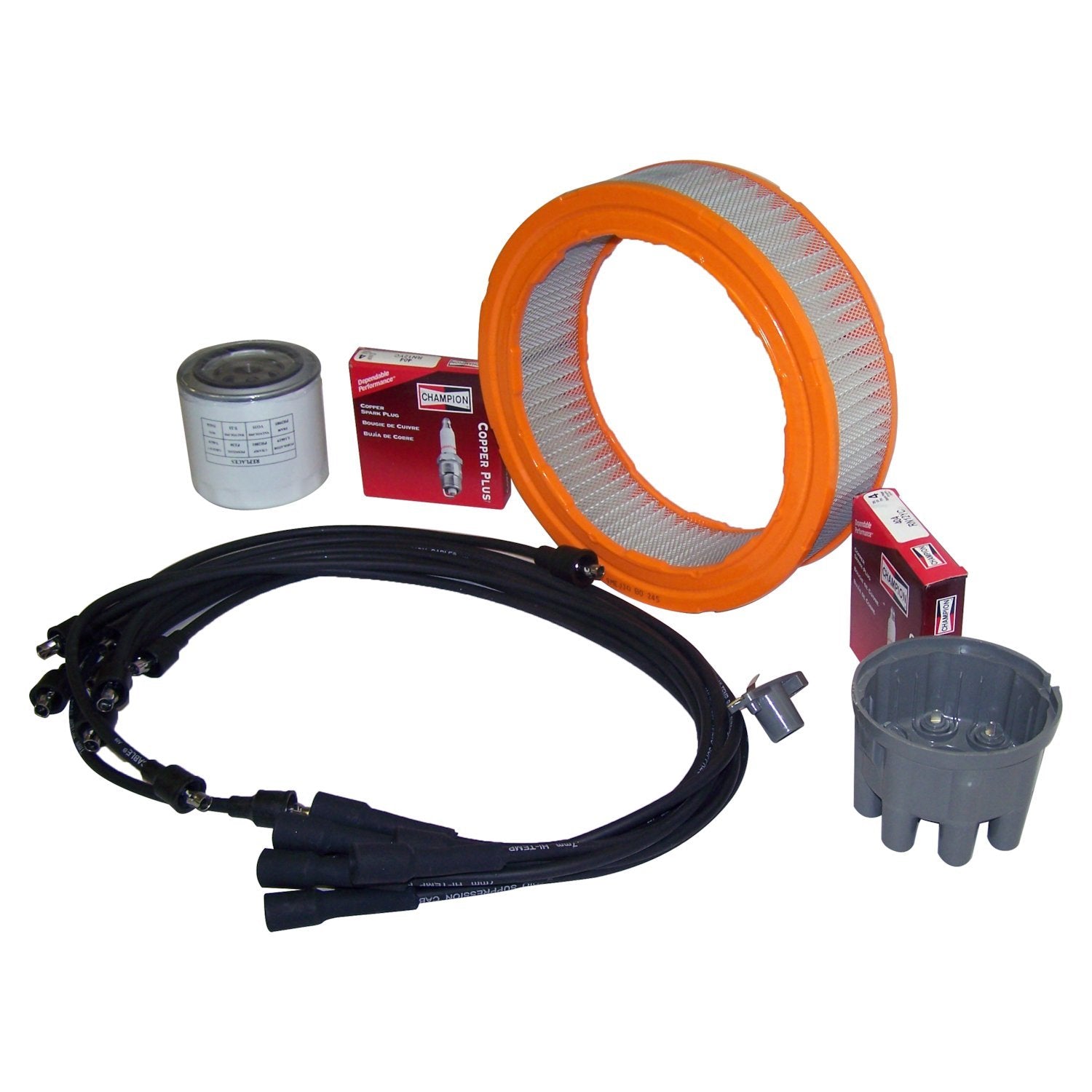 Crown Automotive Jeep Replacement TK33 - Tune Up Kit for 1987-1990 Jeep SJ, J-Series w/ 5.9L Engine
