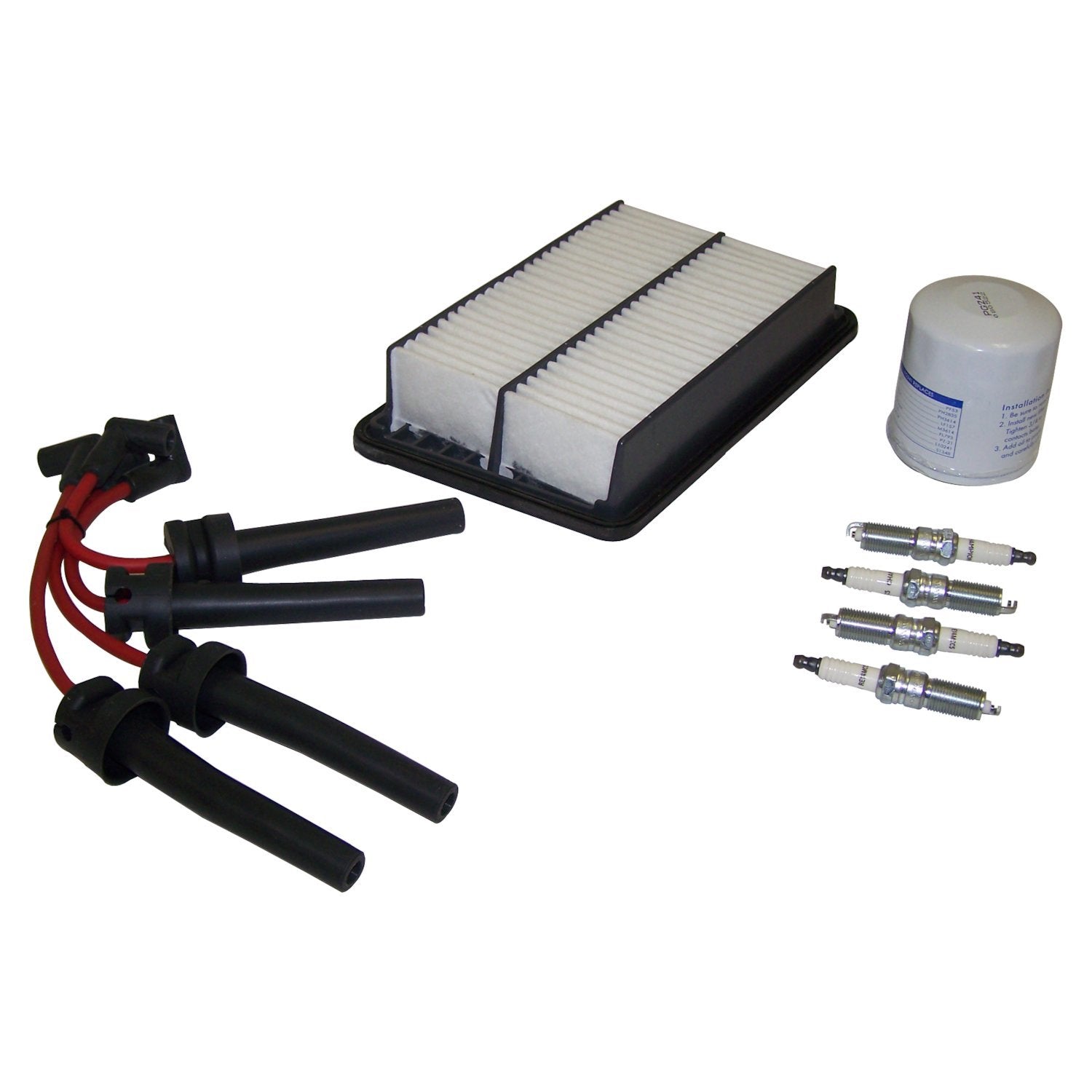 Crown Automotive Jeep Replacement TK43 - Tune Up Kit for 2003-2006 Jeep TJ Wrangler w/ 2.4L Engine