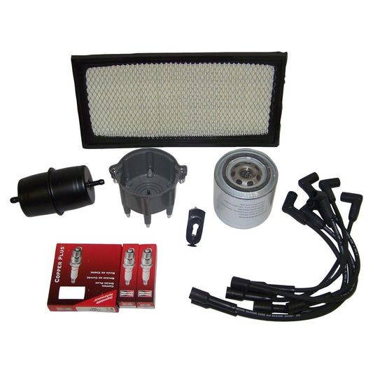 Crown Automotive Jeep Replacement TK5 - Tune Up Kit for 1987-1990 Jeep XJ Cherokee or MJ Comanche w/ 4.0L Engine
