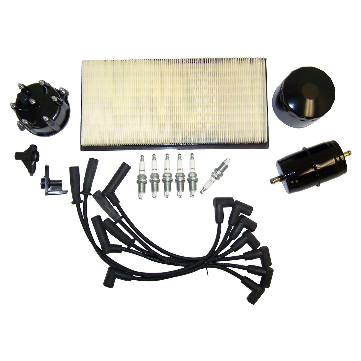 Crown Automotive Jeep Replacement TK7 - Tune Up Kit for 1994-1996 Jeep XJ Cherokee w/ 4.0L Engine