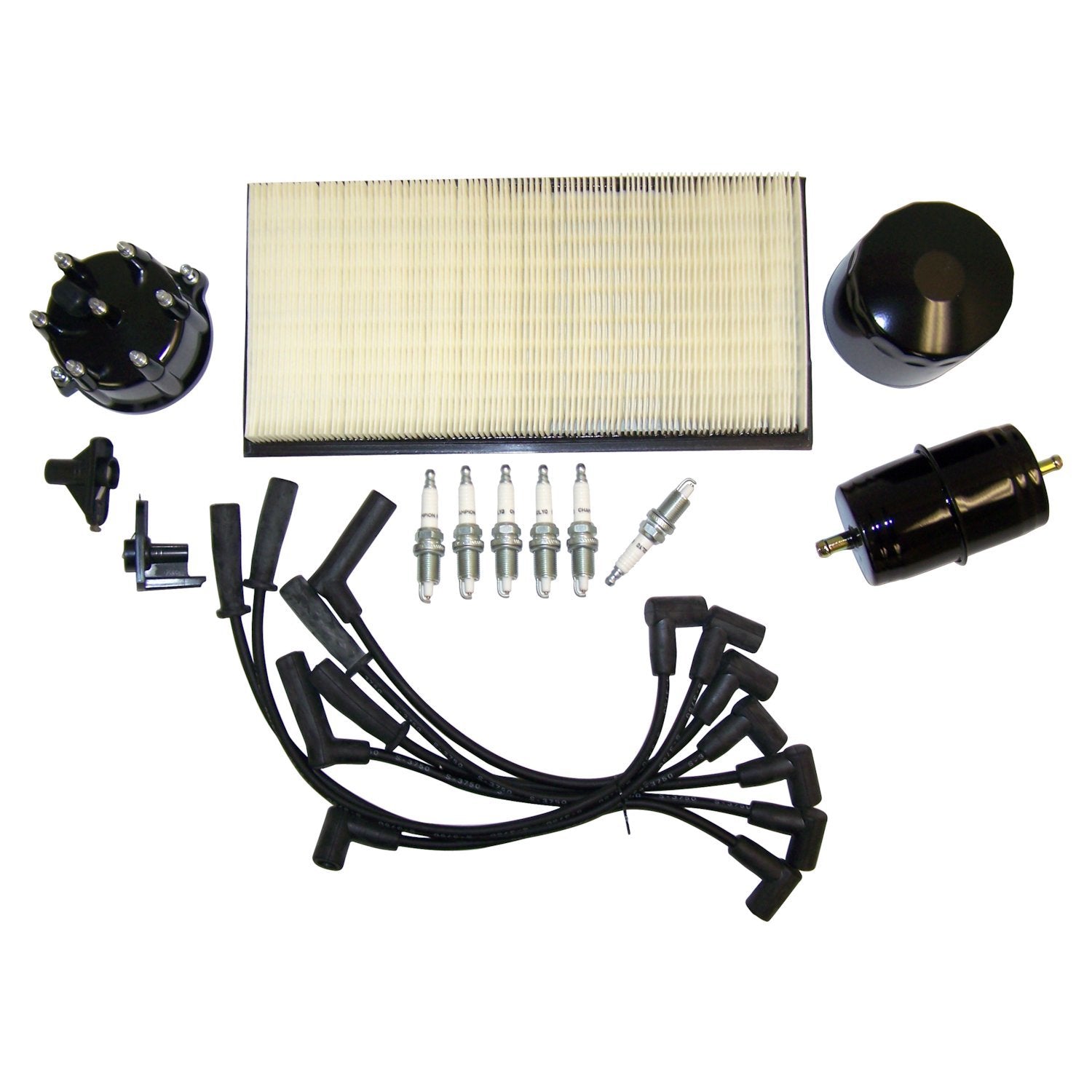 Crown Automotive Jeep Replacement TK7 - Tune Up Kit for 1994-1996 Jeep XJ Cherokee w/ 4.0L Engine