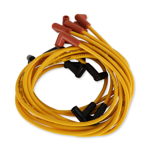 ACCEL 4050 Spark Plug Wire Set-Super Stock Graphite Core 8mm-Chevy 5.0/5.7L 1975-82-Yellow