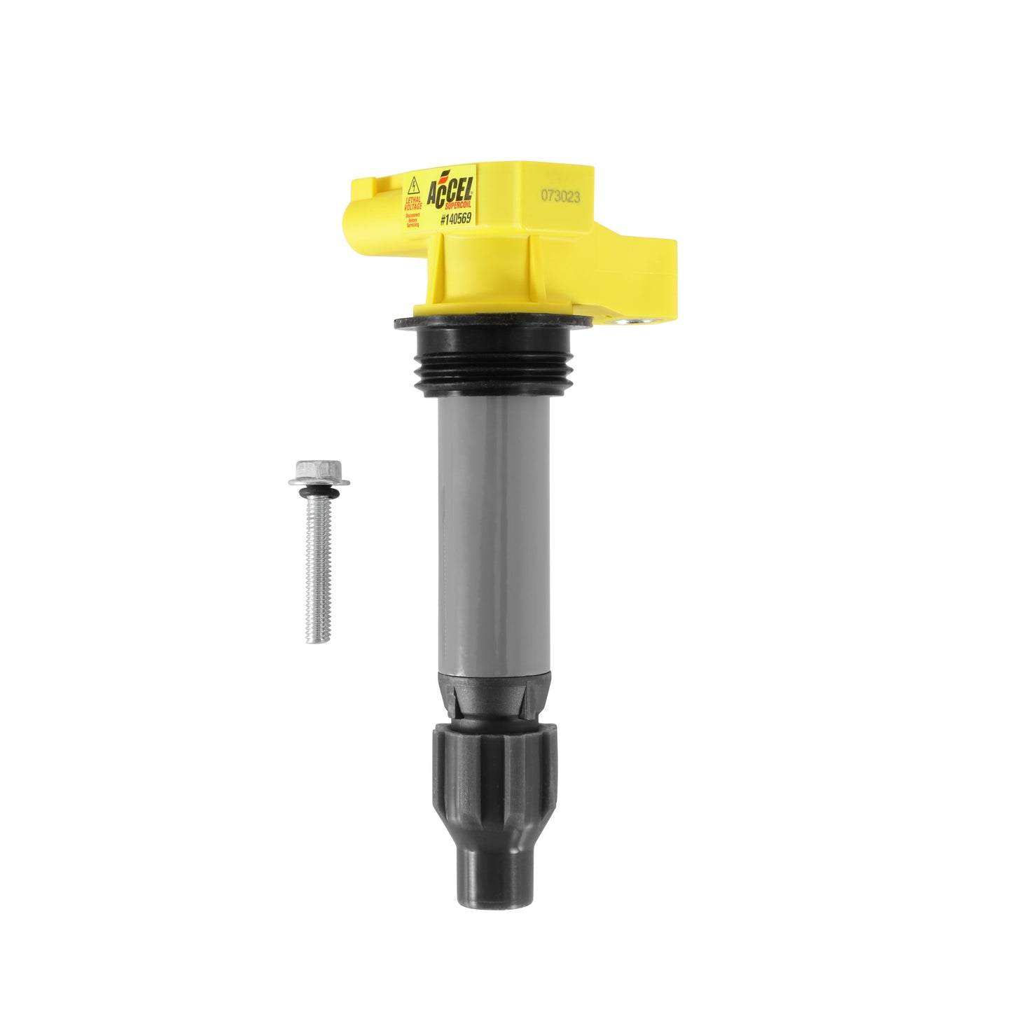 ACCEL 140569 Ignition Coil Super Coil-GM/SAAB/Suzuki-V6 engines-Individual-Yellow