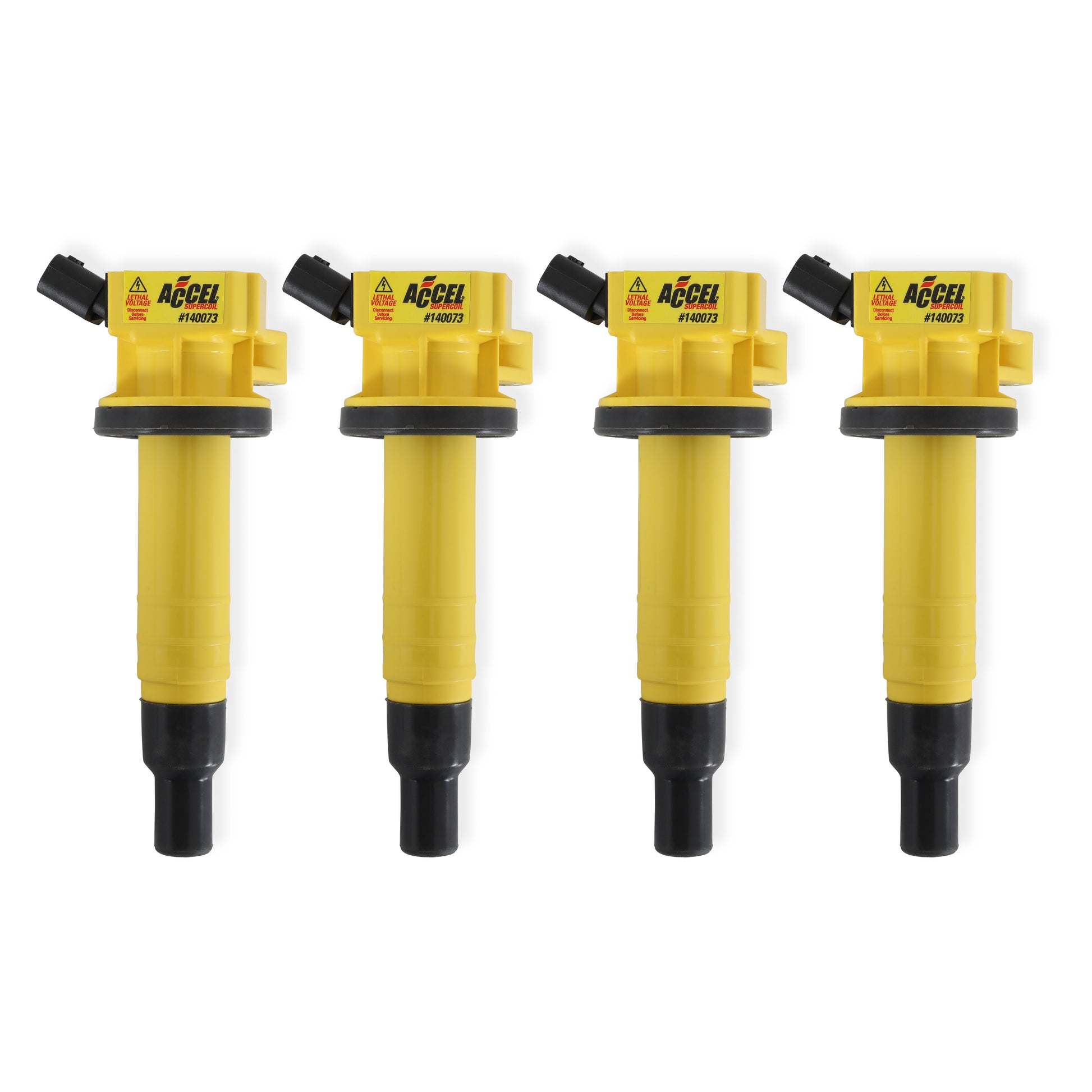 ACCEL 140073-4 ACCEL Ignition Coil-SuperCoil-Toyota 1.8L-I4-4-Pack