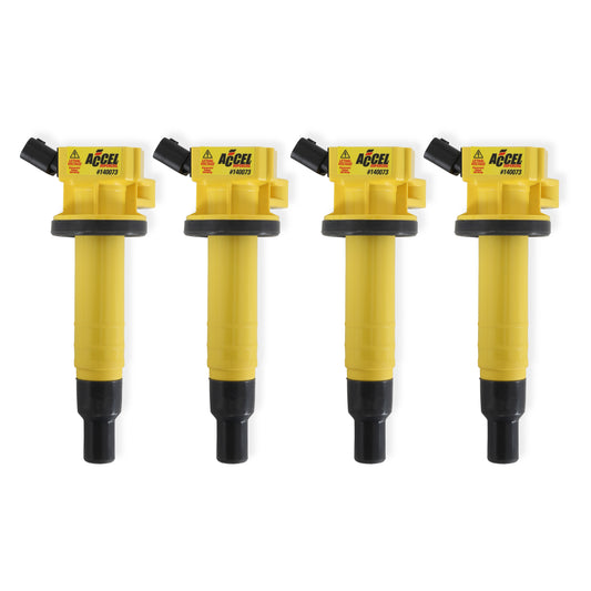 ACCEL 140073-4 ACCEL Ignition Coil-SuperCoil-Toyota 1.8L-I4-4-Pack