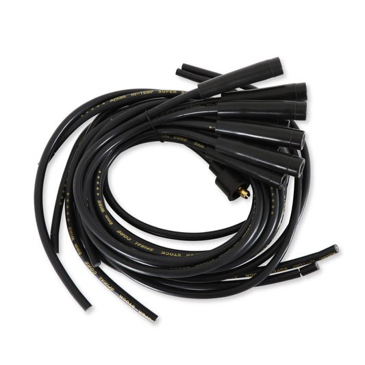 ACCEL 5040K Spark Plug Wire Set-8mm-Universal-Black Wire with Black Straight Boots