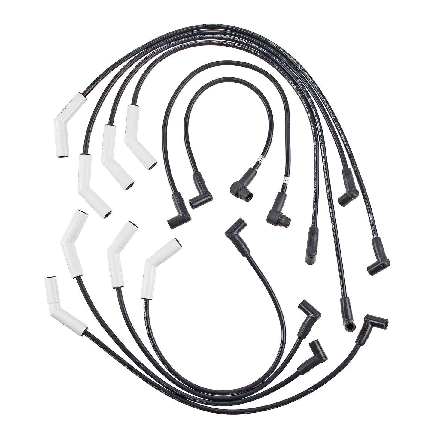 ACCEL 9022C Spark Plug Wire Set-Extreme 9000 Ceramic Boot-Ford 5.0L w/ EEC-IV 83-93