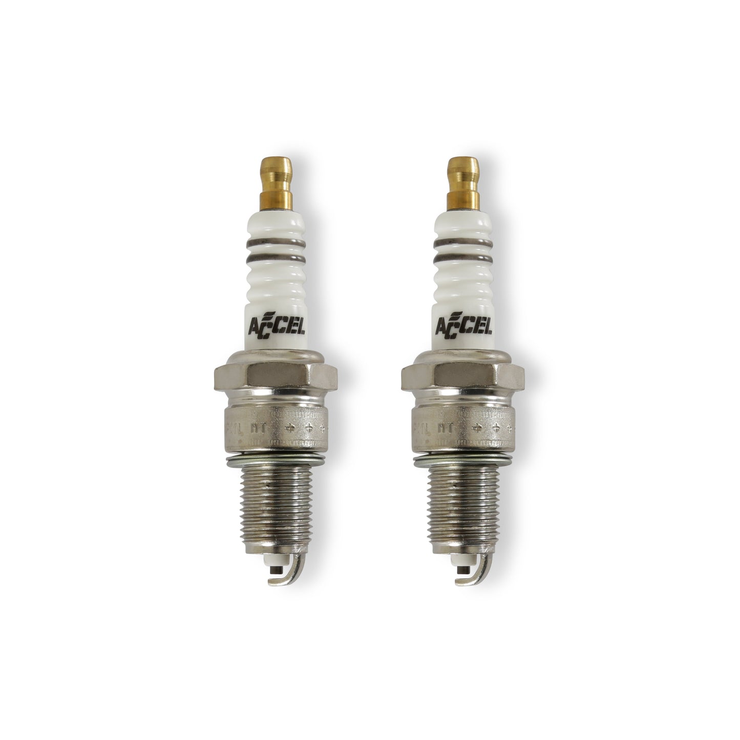 ACCEL 2410A Spark Plugs-Copper Core-Evolution-.040" gap-2 Pack