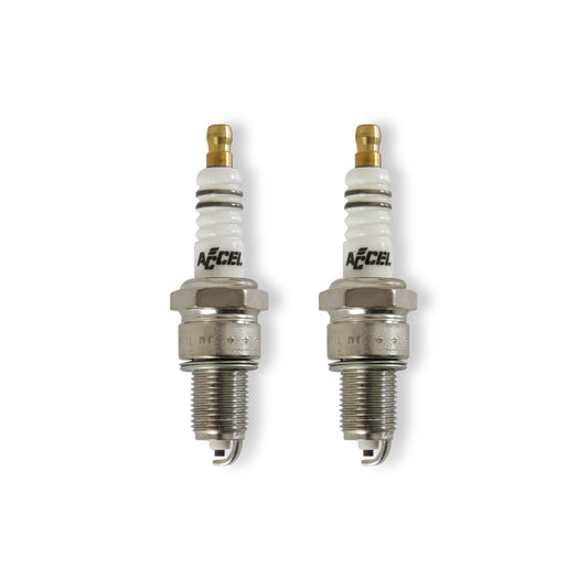 ACCEL 2410A Spark Plugs-Copper Core-Evolution-.040" gap-2 Pack