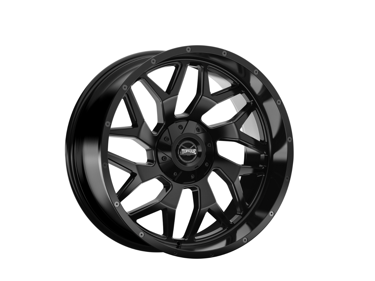Rough Country TW427C-20903504-12 Torque Vortex / Satin Black / 20x9 / 6x5.5/6x135 / -12mm